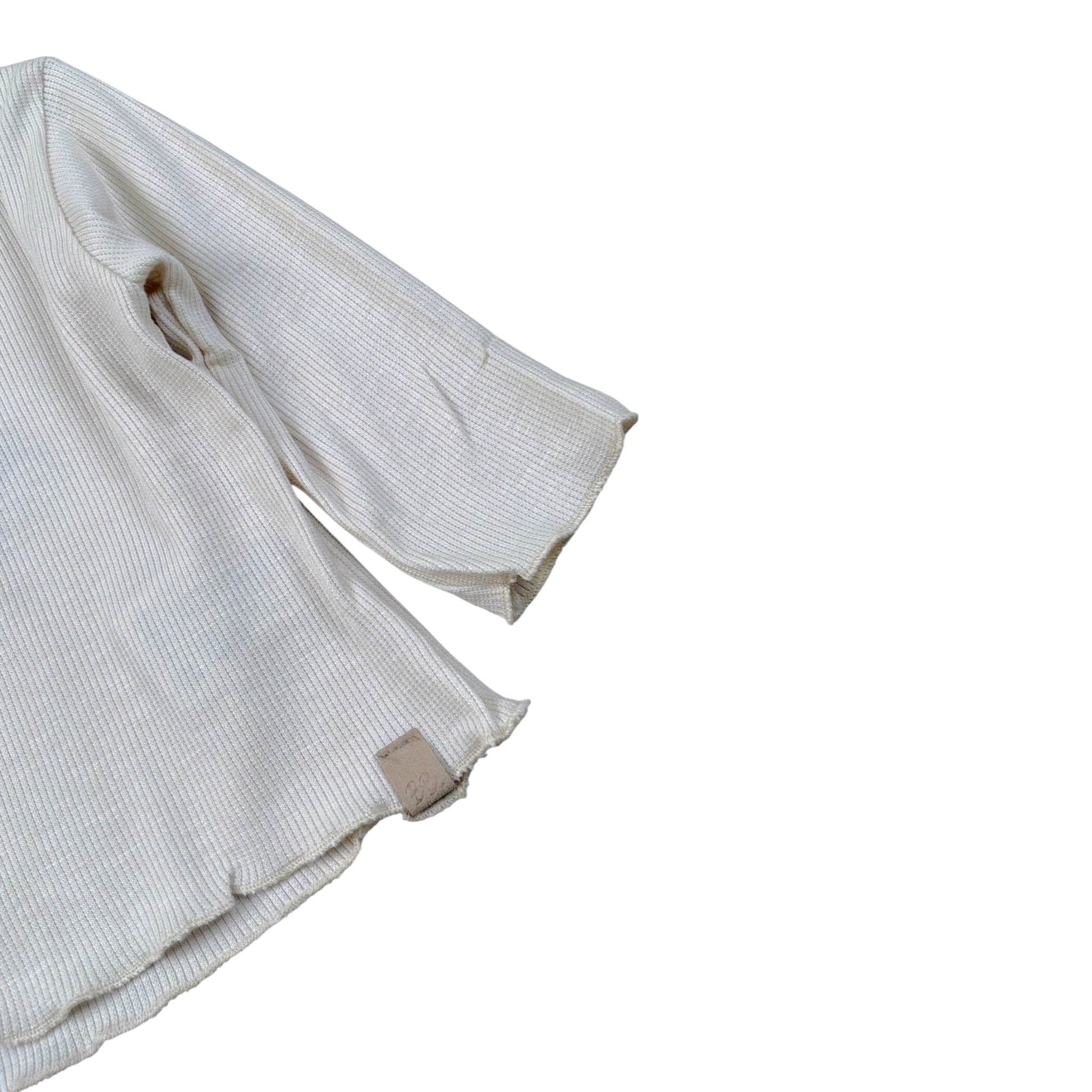 Bamboom+Babies Shirt Girocollo tinta unita Panna per Neonata 10688 PANNA BAMBOOM+BABIES 
