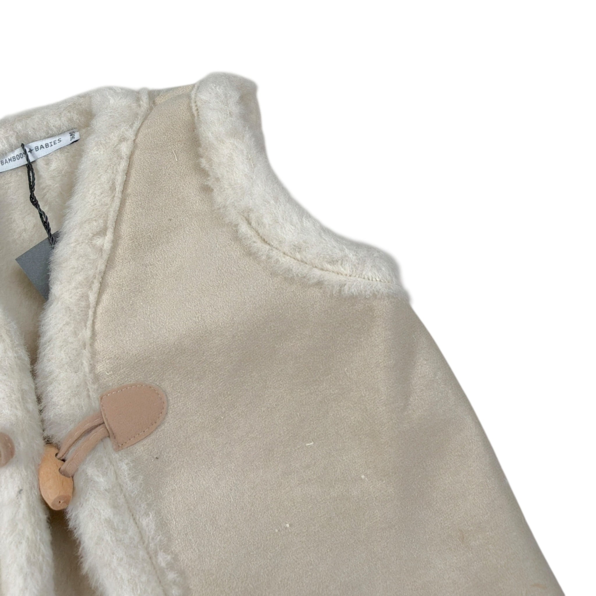 Bamboom+Babies Giubbino tinta unita Smanicato Beige per Neonato 1073 BEIGE BAMBOOM+BABIES 