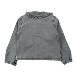 Bamboom+Babies Camicia Manica Lunga In Denim tinta unita Grigio per Neonata 1085 GRIGIO BAMBOOM+BABIES 