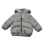 Bamboom+Babies Giubbino tinta unita con Zip E Cappuccio Grigio per Neonato 1087 GRIGIO BAMBOOM+BABIES 