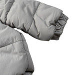 Bamboom+Babies Giubbino tinta unita con Zip E Cappuccio Grigio per Neonato 1087 GRIGIO BAMBOOM+BABIES 