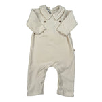 Bamboom+Babies Tutina tinta unita con Colletto Panna per Neonato ELLE PANNA BAMBOOM+BABIES 