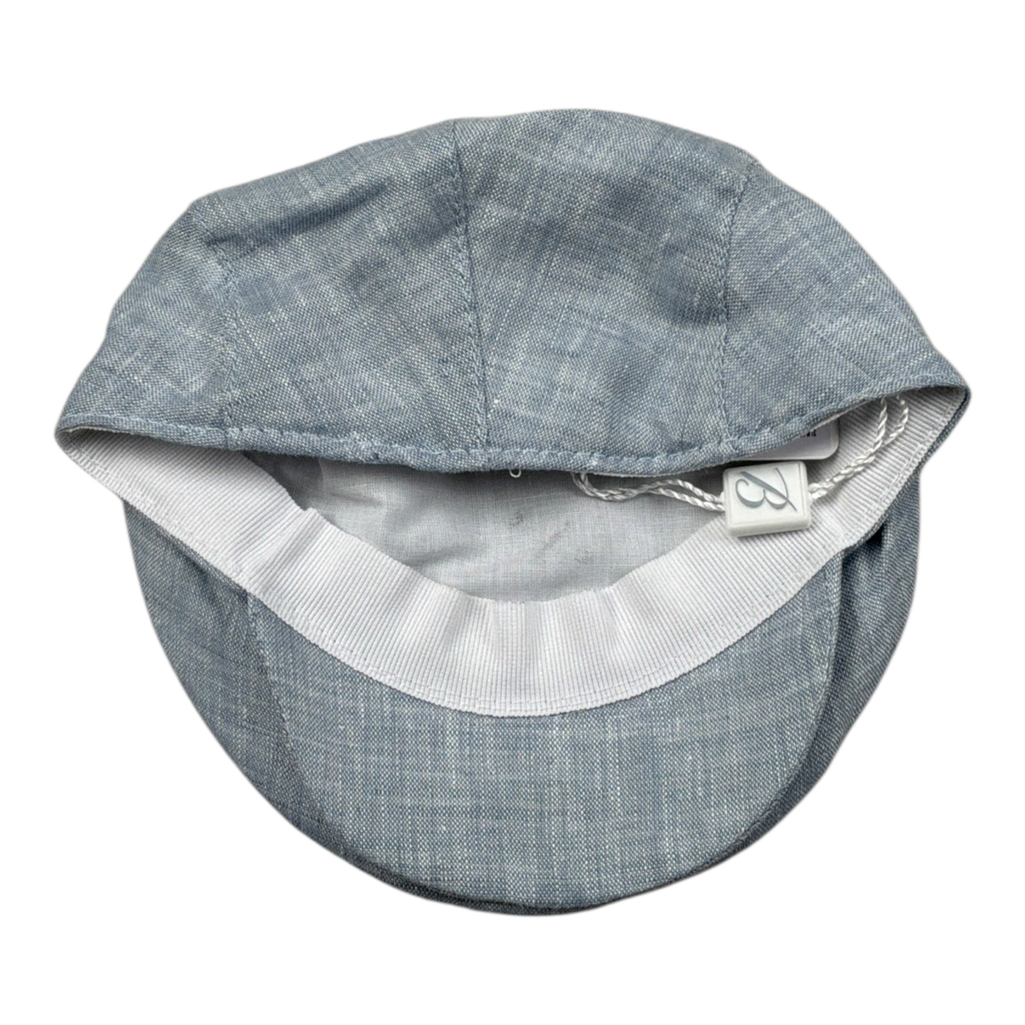 Barcellino Cappello tinta unita Modello Coppola Azzurro per Neonato 100114 AZZURRO BARCELLINO 