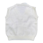 Barcellino Cardigan tinta unita con Bottoni Giromanica Panna per Neonato 105311 PANNA BARCELLINO 