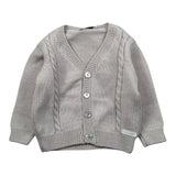 Barcellino Cardigan tinta unita Beige per Neonato 1151055 BEIGE BARCELLINO 