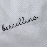 Barcellino Bavetta tinta unita con Stampa Bianco per Neonato 115324 BIANCO BARCELLINO 