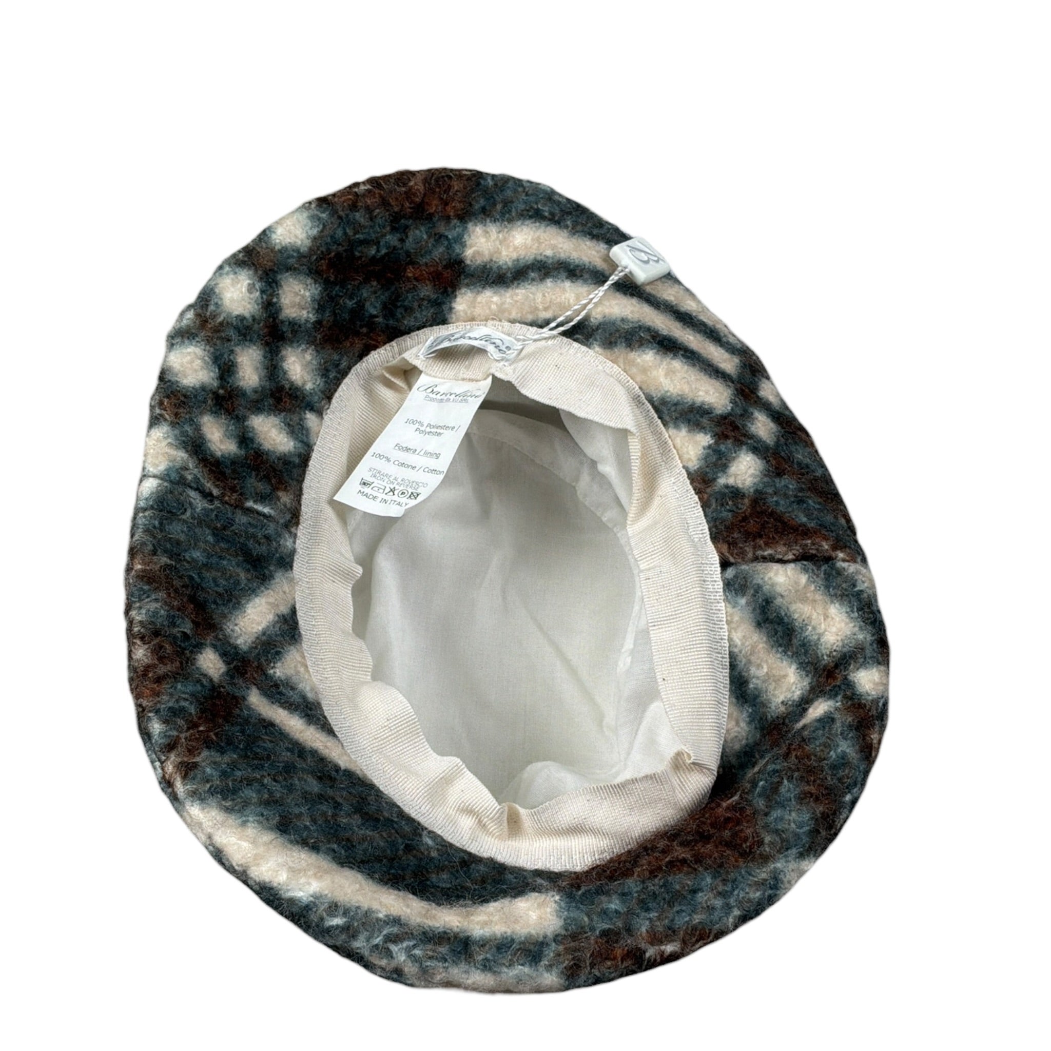Barcellino Cappello Stampa Fantasia Panna per Bambino 115416 PANNA BARCELLINO 