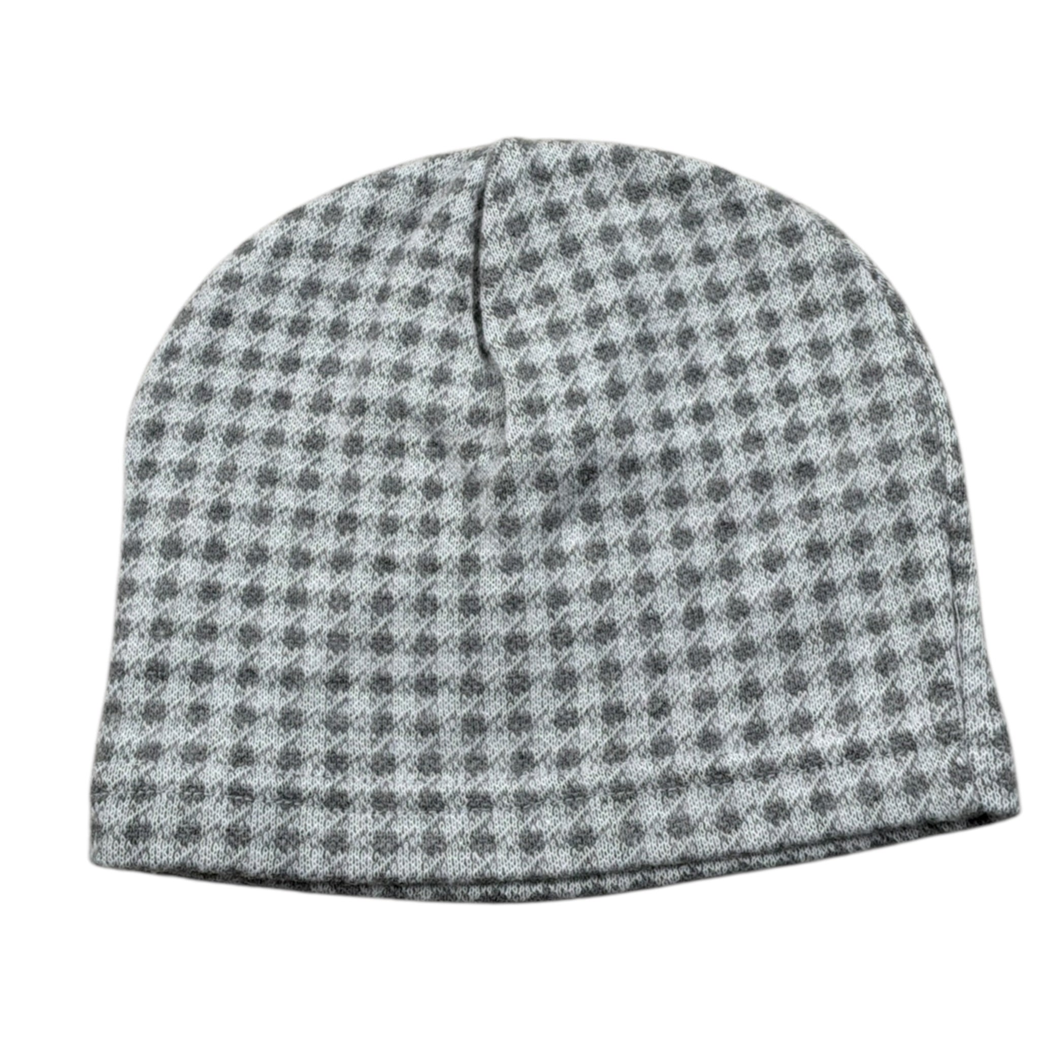 Barcellino Cappello tinta unita con Microfantasia Grigio per Neonato 115508 GRIGIO BARCELLINO 