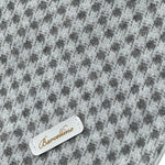 Barcellino Bavetta tinta unita con Microfantasia Grigio per Neonato 11550 GRIGIO BARCELLINO 