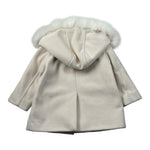 Barcellino Cappotto tinta unita con Cappuccio Panna per Neonata 116113 PANNA BARCELLINO 