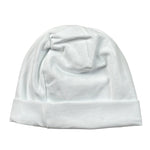 Barcellino Cappello tinta unita con Stampa Bianco per Neonata 121011 BIANCO BARCELLINO 