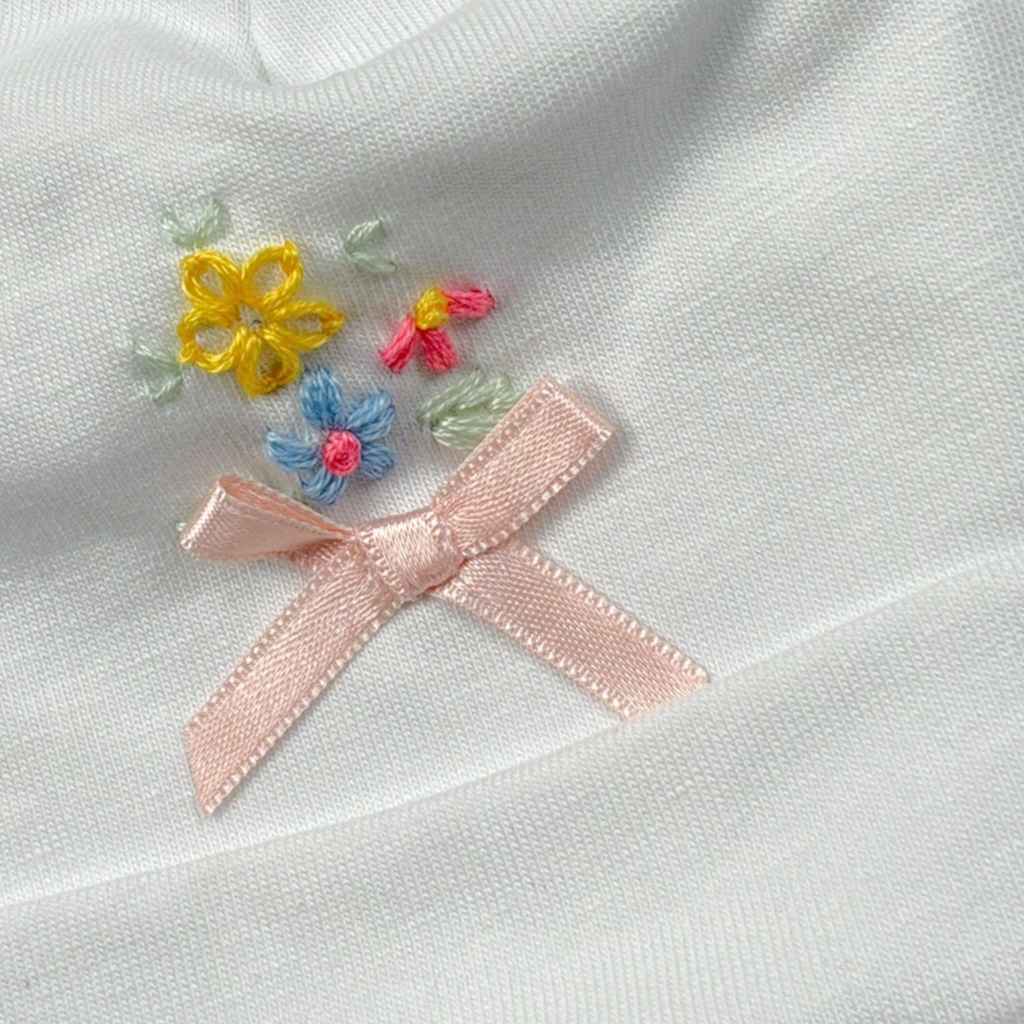 Barcellino Cappello tinta unita con Stampa Bianco per Neonata 121011 BIANCO BARCELLINO 