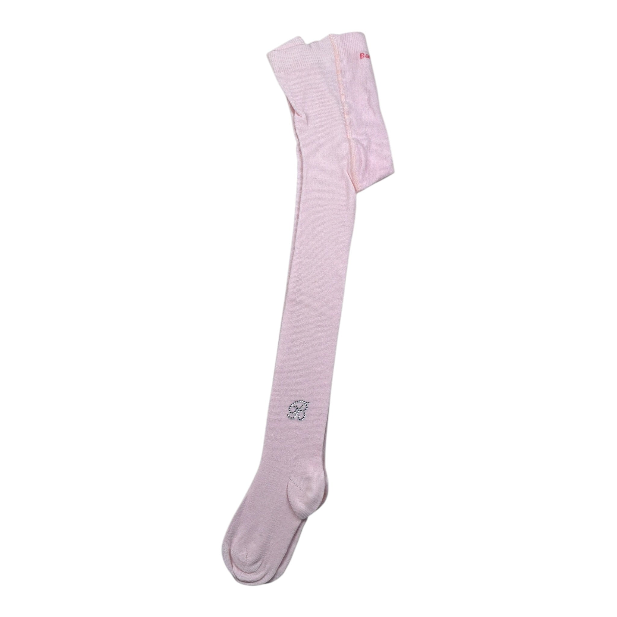 Barcellino Calze tinta unita con Logo Rosa per Neonata 12341 ROSA BARCELLINO 
