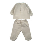 Barcellino Completo 2Pz Maglia-Ghettina Beige per Neonato 125102 BEIGE BARCELLINO 