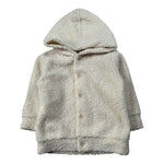 Barcellino Pelliccia Teddy tinta unita con Cappuccio Beige per Neonato 125114X BEIGE BARCELLINO 