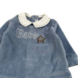 Barcellino Completo 2Pz Maglia-Ghettina Azzurro per Neonato 125202 AZZURRO BARCELLINO 