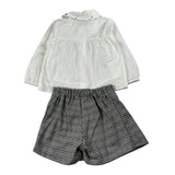 Barcellino Completo 2 Pezzi Camicia-Short Bianco per Neonata 125214 BIANCO BARCELLINO 