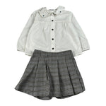 Barcellino Completo 2 Pezzi Camicia-Short Bianco per Neonata 125214 BIANCO BARCELLINO 