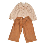 Barcellino Completo 2Pz Camicia-Pantalone Cammello per Bambina 125318 CAMMELLO BARCELLINO 
