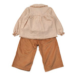Barcellino Completo 2Pz Camicia-Pantalone Cammello per Bambina 125318 CAMMELLO BARCELLINO 