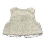 Barcellino Gilet Modello Teddy tinta unita Panna per Neonata 125319 PANNA BARCELLINO 