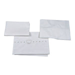 Barcellino Set Lenzuola 3Pz tinta unita con Stampa Bianco per Neonato 125605 BIANCO BARCELLINO 