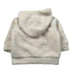 Barcellino Giubbino Teddy tinta unita con Cappuccio Panna per Neonato 125611 PANNA BARCELLINO 