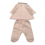 Barcellino Completo 2Pz Maglia-Ghettina Rosa per Neonata 125702 ROSA BARCELLINO 