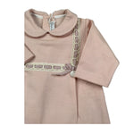 Barcellino Tutina Manica Lunga tinta unita Rosa per Neonata 125819 ROSA BARCELLINO 