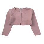 Barcellino Coprispalle tinta unita Rosa per Neonata 126013 ROSA BARCELLINO 