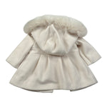 Barcellino Cappotto tinta unita con Cappuccio Panna per Neonata 126417XX PANNA BARCELLINO 