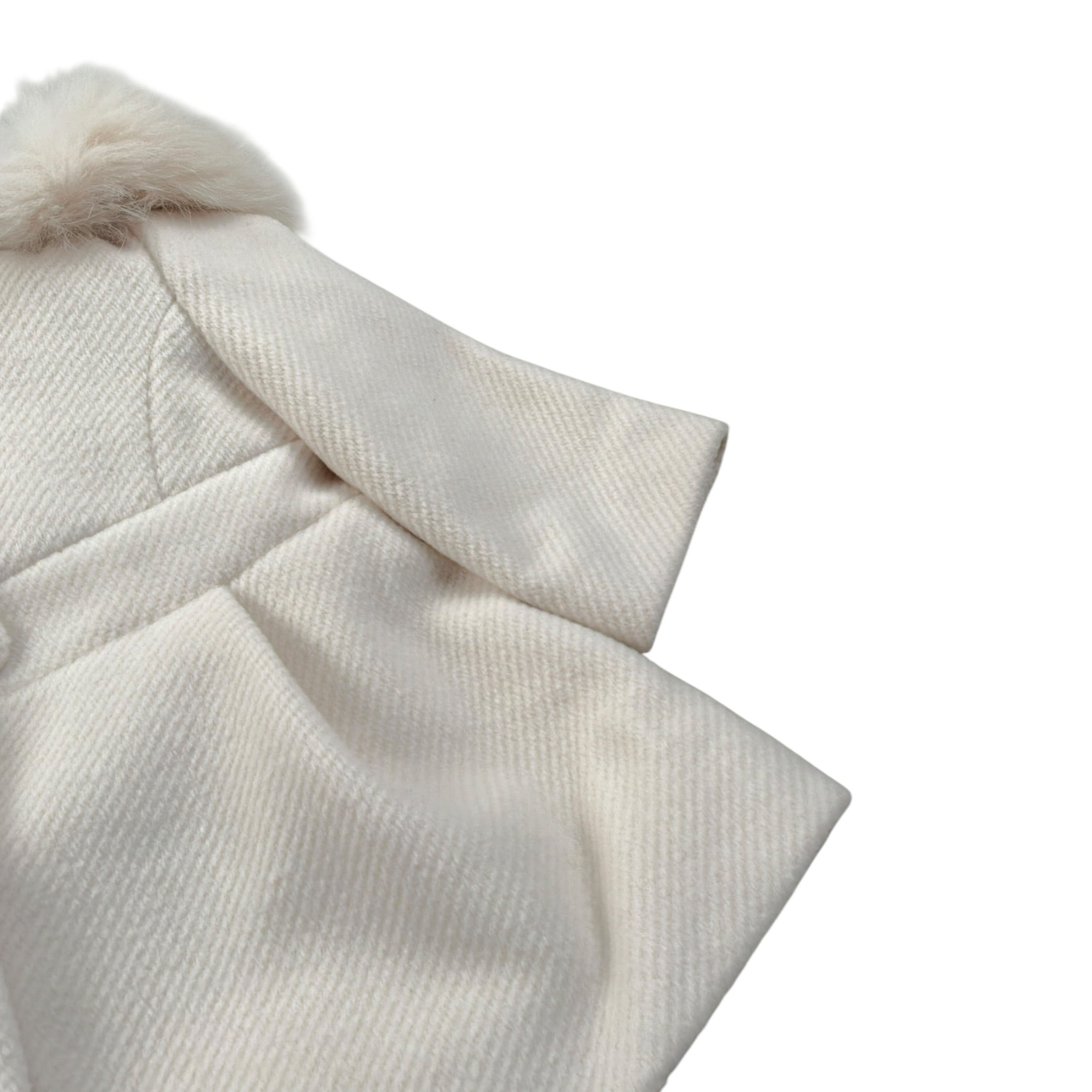 Barcellino Cappotto tinta unita con Cappuccio Panna per Neonata 126417XX PANNA BARCELLINO 