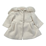 Barcellino Cappotto tinta unita con Cappuccio Panna per Neonata 126417XX PANNA BARCELLINO 