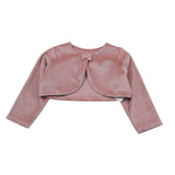 Barcellino Coprispalle tinta unita con Logo Rosa per Neonata 4384 ROSA BARCELLINO 