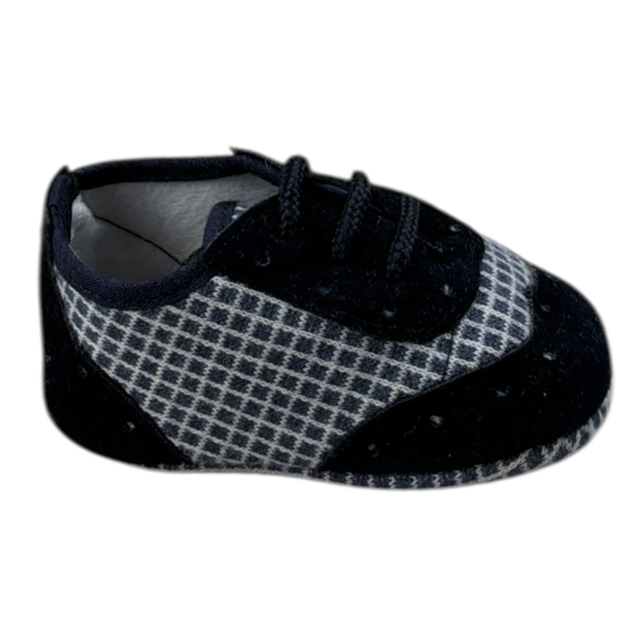 Barcellino Sneakers tinta unita con Lacci Blu per Neonato 6427 BLU BARCELLINO 