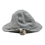 Barcellino Cappello tinta unita con Applicazione Grigio per Neonata 6587 GRIGIO BARCELLINO 