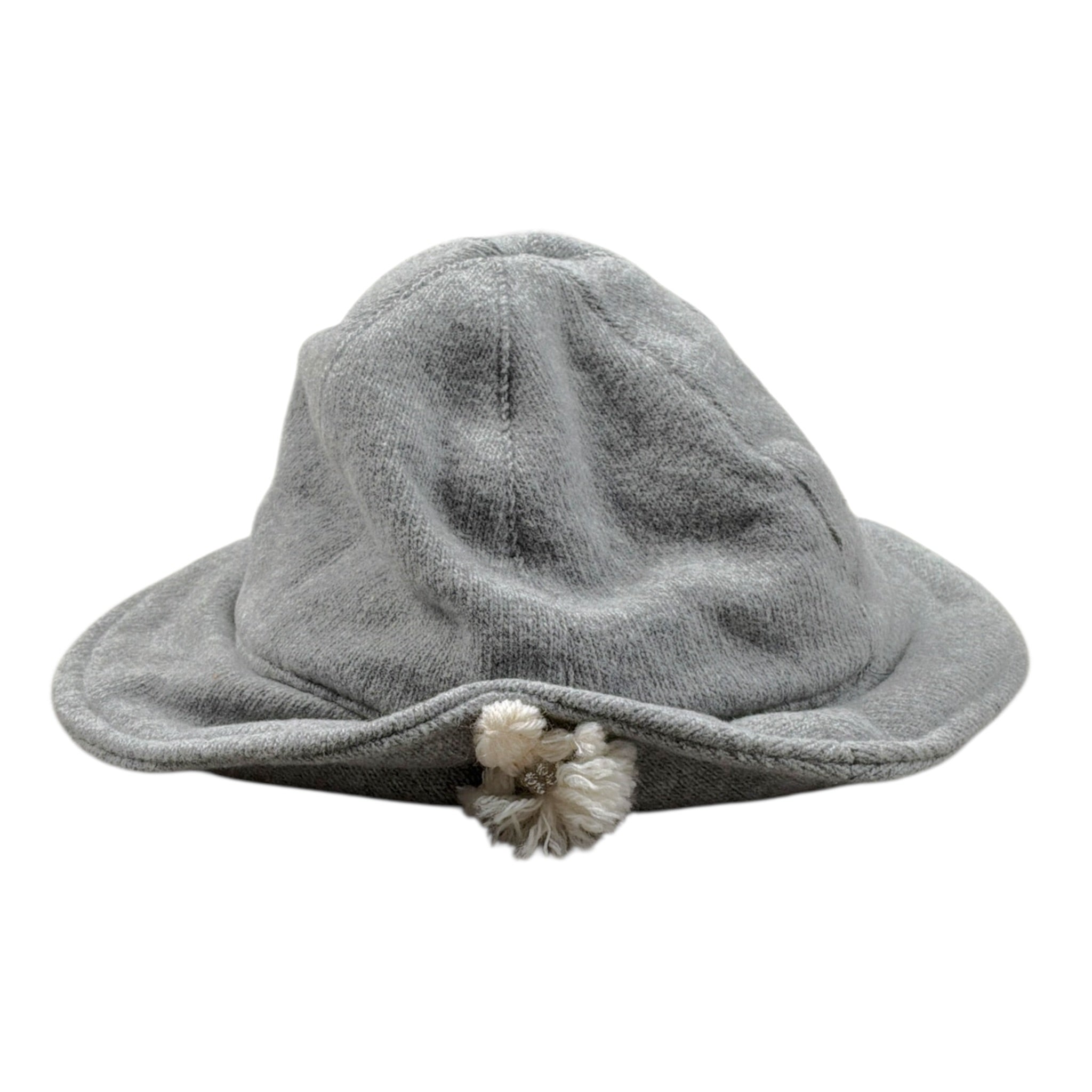Barcellino Cappello tinta unita con Applicazione Grigio per Neonata 6587 GRIGIO BARCELLINO 