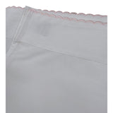 Barcellino Set Lenzuola 3Pz tinta unita con Stampa Bianco per Neonata 9392 BIANCO BARCELLINO 
