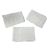 Barcellino Set Lenzuola 3Pz tinta unita con Stampa Bianco per Neonata BO219630 BIANCO BARCELLINO 