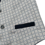 Barcellino Gilet tinta unita con Fantasia Grigio per Neonato GTFTI GIRGIO BARCELLINO 