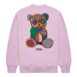 Barrow Kids Felpa Chiusa Girocollo tinta unita con Logo Rosa per Bambina F4BKJUSW062 ROSA BARROW KIDS 