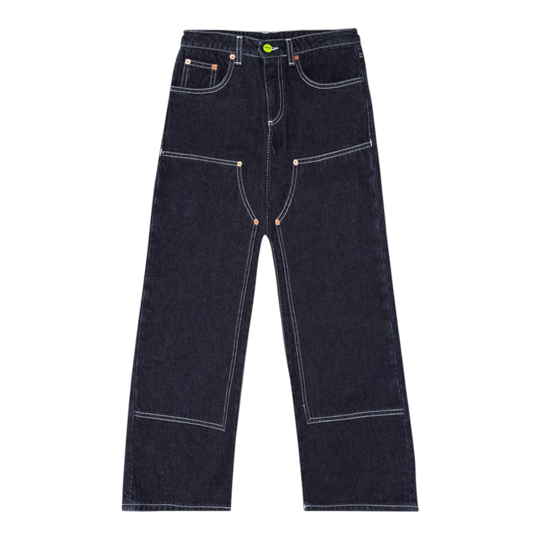 Barrow Kids Jeans tinta unita con Cuciture In Contrasto Blu per Bambino F5BKJGDP206 BLU BARROW KIDS 