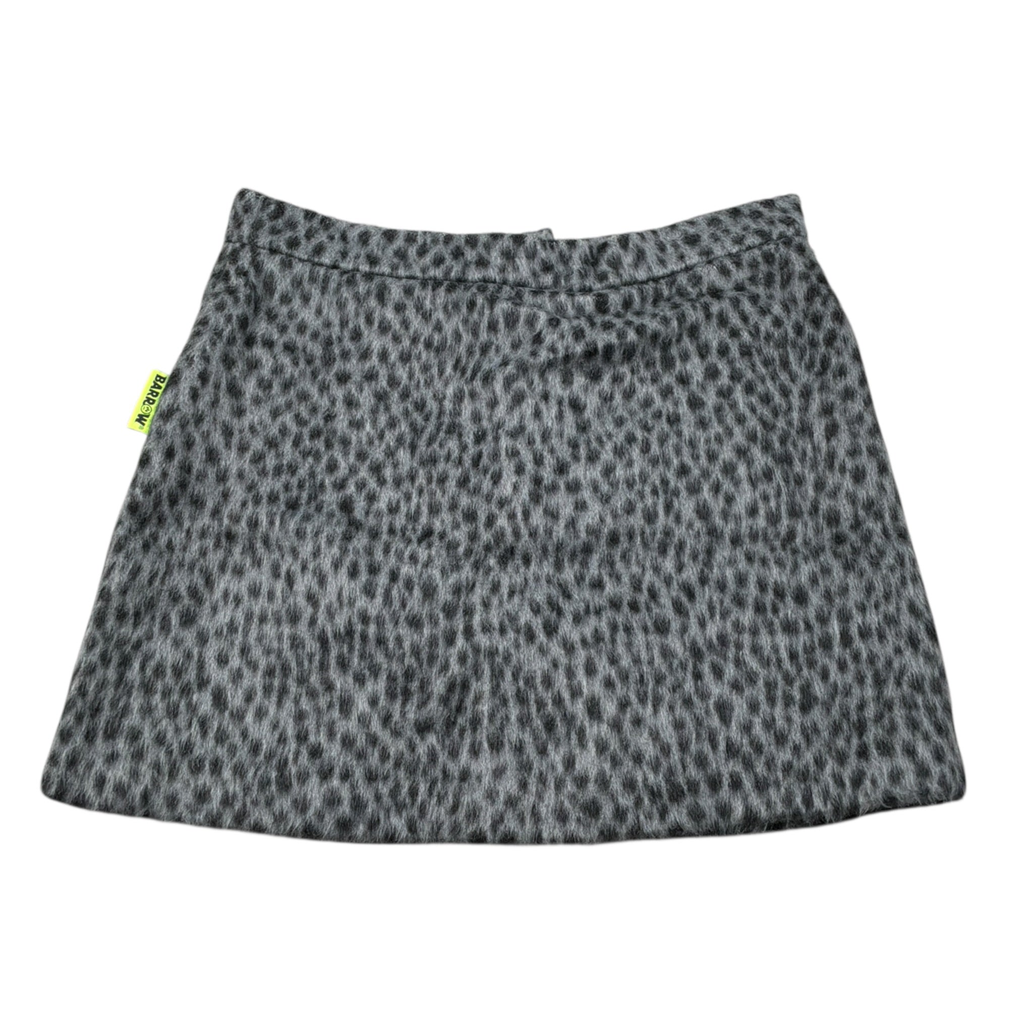 Barrow Kids Gonna tinta unita con Fantasia Maculata Grigio per Bambina F5BKJGSK168 GRIGIO BARROW KIDS 