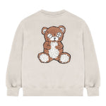 Barrow Kids Felpa tinta unita con Stampa Bianco per Bambino F5BKJGSW132X BIANCO BARROW KIDS 