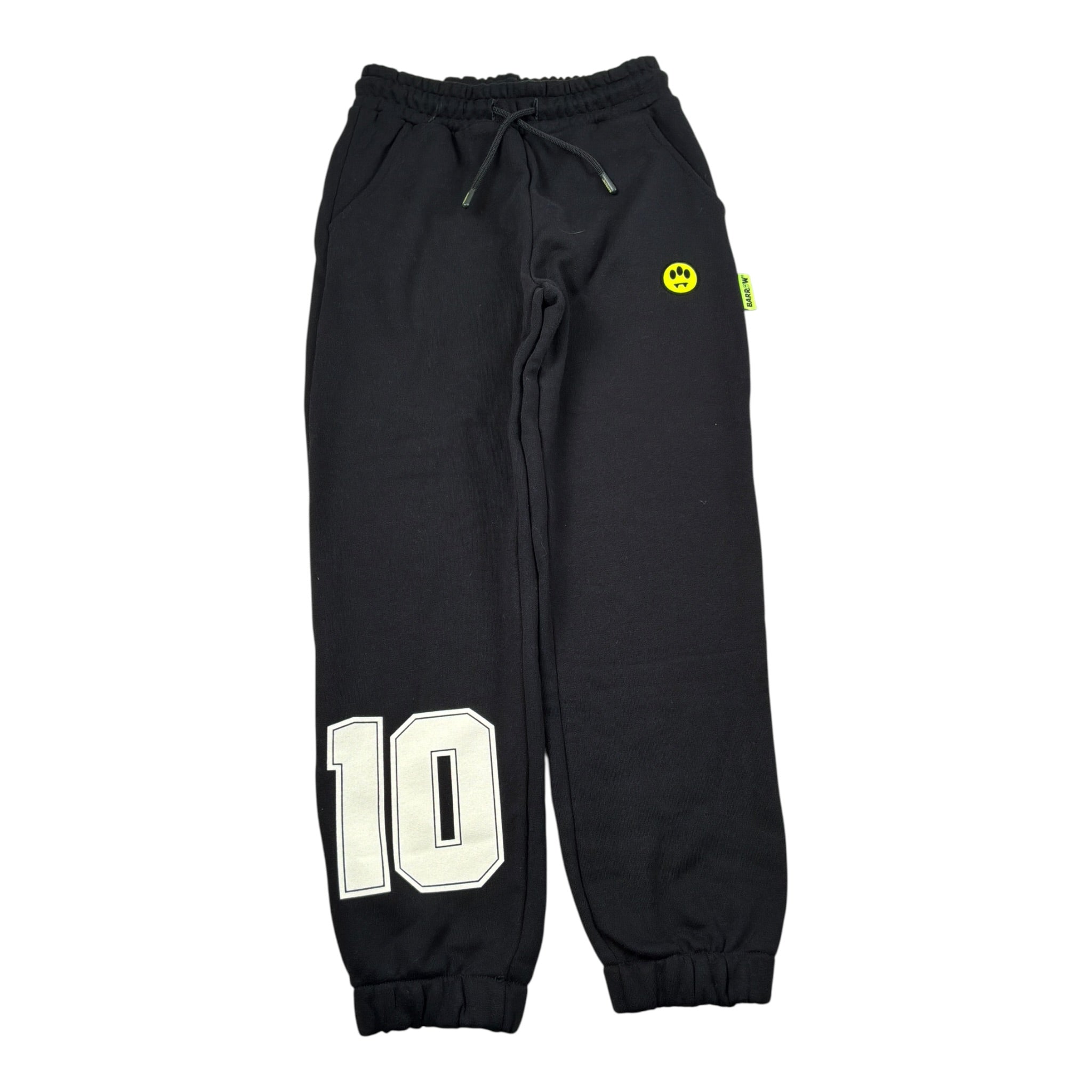 Barrow Kids Pantalone Modello Tuta tinta unita con Logo Nero per Bambino F5BKJUF068 NERO BARROW KIDS 