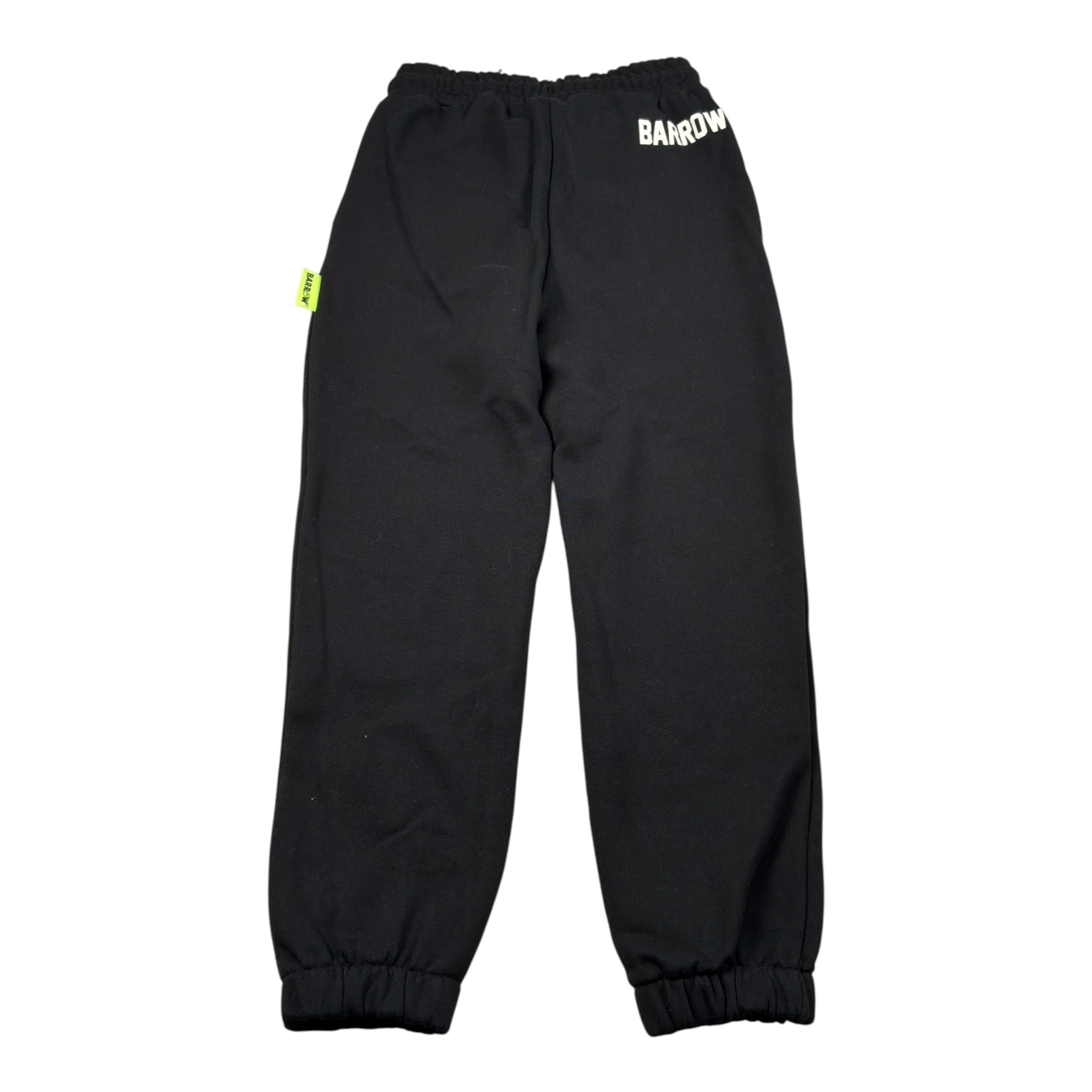Barrow Kids Pantalone Modello Tuta tinta unita con Logo Nero per Bambino F5BKJUF068 NERO BARROW KIDS 