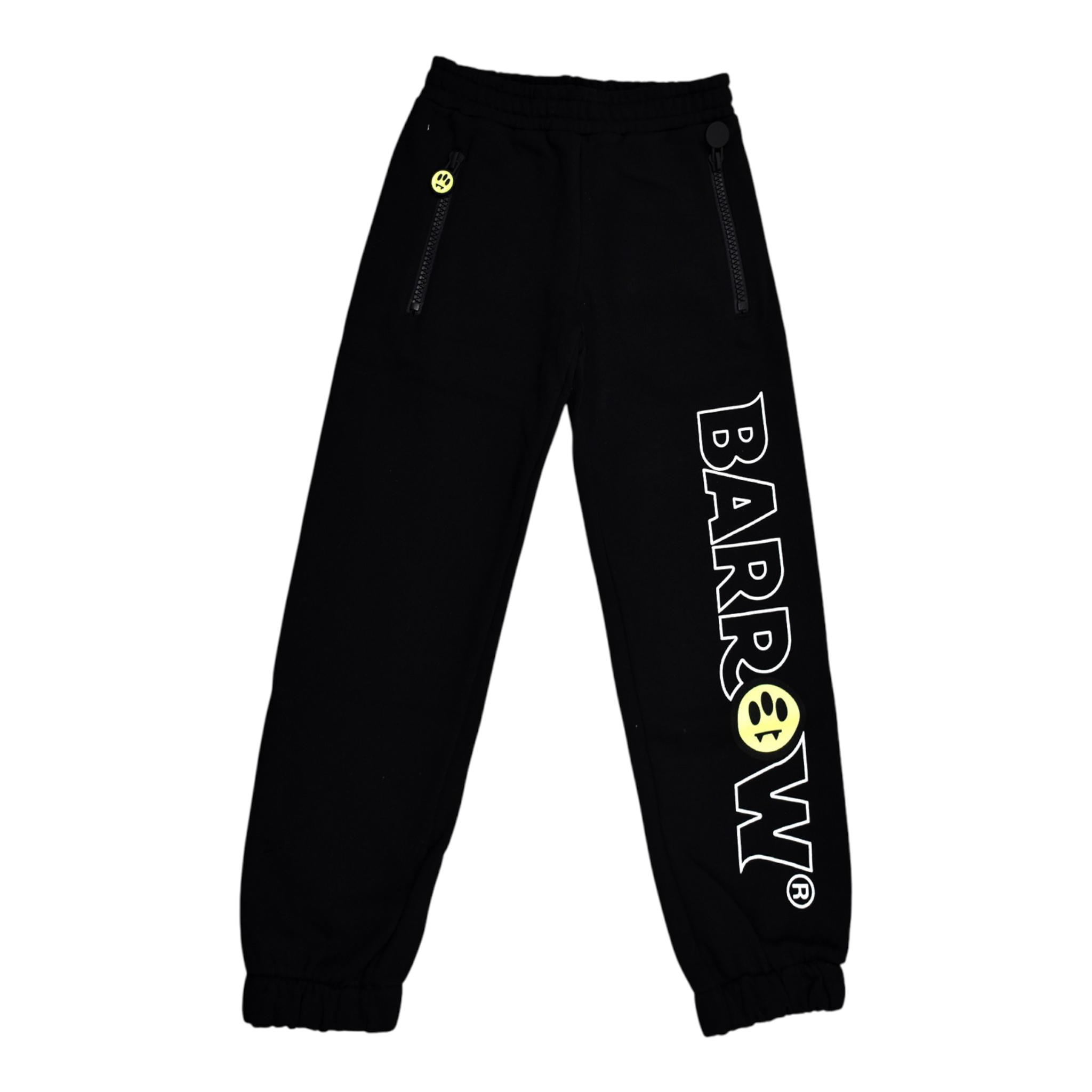 Barrow Kids Pantalone Modello Tuta tinta unita con Logo Nero per Bambino F5BKJUFP051XX NERO BARROW KIDS 