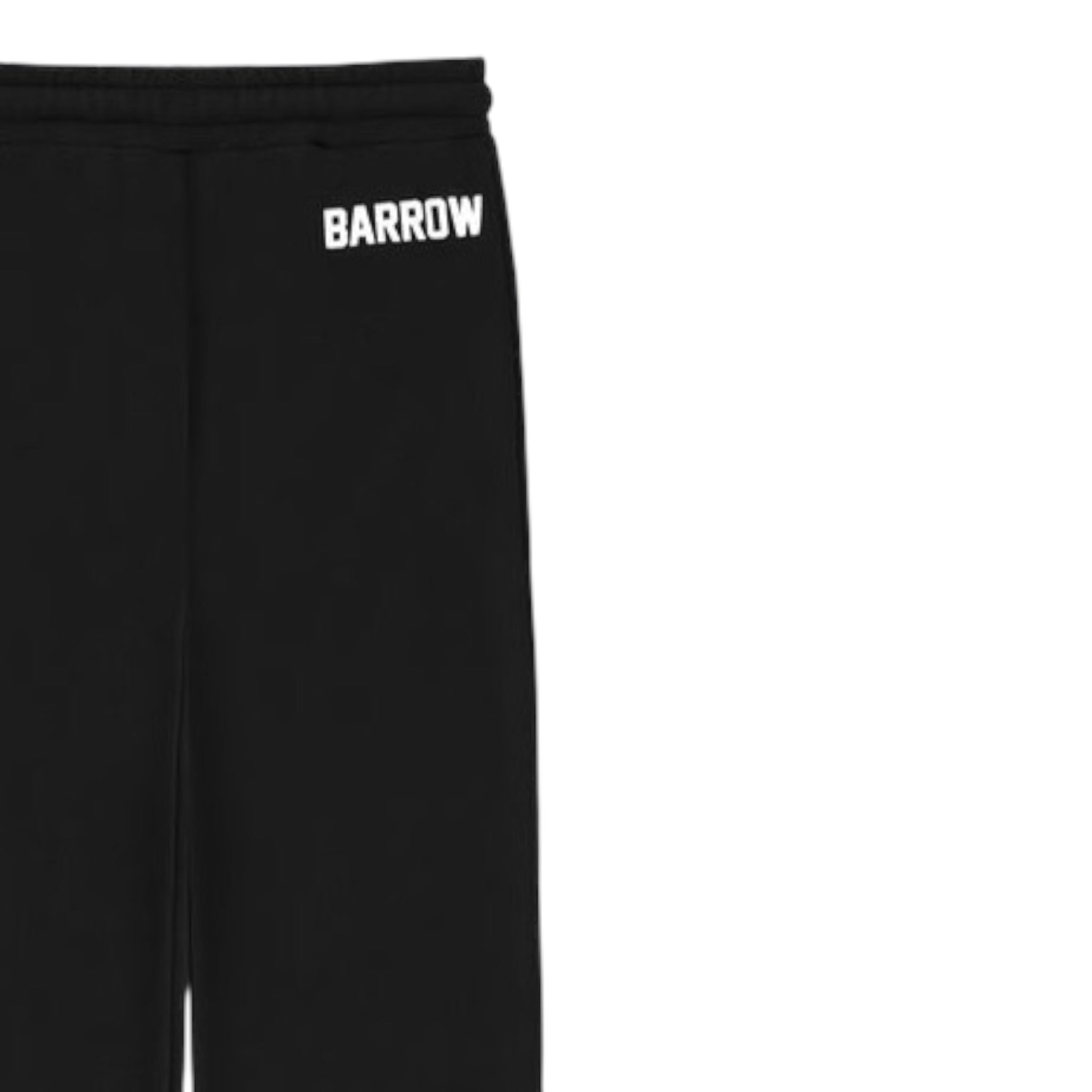 Barrow Kids Pantalone Tuta tinta unita con Logo Nero per Bambino F5BKJUFP068XX NERO BARROW KIDS 