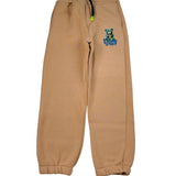 Barrow Kids Pantalone Modello Tuta tinta unita con Logo Beige per Bambino F5BKJUFP248 BEIGE BARROW KIDS 