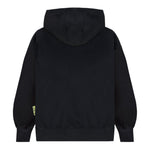 Barrow Kids Felpa tinta unita con Cappuccio E Stampa Nero per Bambino F5BKJUHS056X NERO BARROW KIDS 
